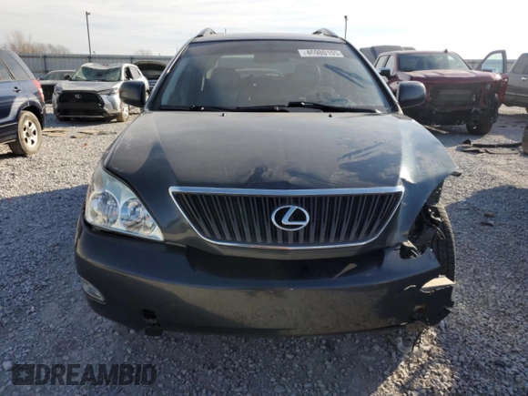 2007 Lexus RX 350 with VIN 2T2GK31U97C022375, listed as a Copart auction lot 46980105 with 352,278 mi miles and Salvage Title. Bid and sale history available at DreamBid. Image 5.