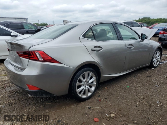 2016 Lexus IS 300/350 with VIN JTHCM1D27G5010703, listed as a Copart auction lot 58525745 with 50,046 mi miles and Salvage title. Bid and sale history available at DreamBid. Image 3.