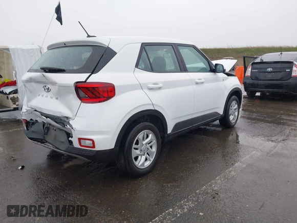 2023 Hyundai Venue SE with VIN KMHRB8A34PU262224, listed as a IAAI auction lot 41526220 with 13,461 mi miles and . Bid and sale history available at DreamBid. Image 4.