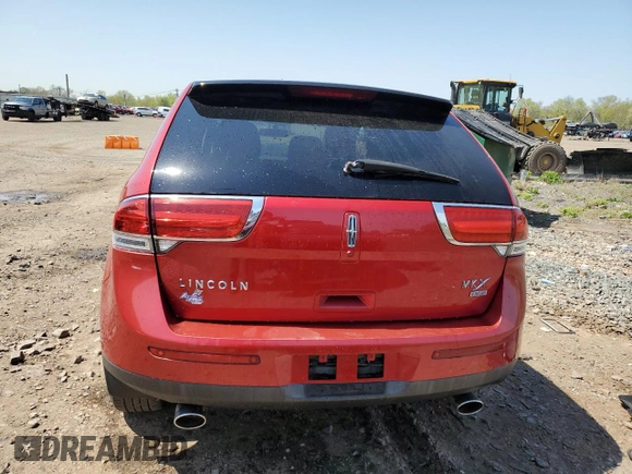2011 Lincoln MKX with VIN 2LMDJ8JK8BBJ18778, listed as a Copart auction lot 49262603 with 138,458 mi miles and Salvage Title. Bid and sale history available at carsss.com. Image 6.