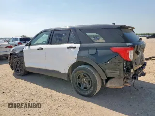 2021 Ford Police Interceptor Utility z VIN 1FM5K8AB8MGC33082, wystawiony jako Copart lot #56519955 z przebiegiem Nie podano mil oraz Szkoda całkowita • Salvage title. Historia ofert i sprzedaży dostępna na DreamBid. Obrazek 2.