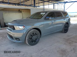 2020 Dodge Durango R/T z VIN 1C4SDHCT5LC410863, wystawiony jako Copart lot #54791185 z przebiegiem 31 445 mil mil oraz Szkoda całkowita • Salvage title. Historia ofert i sprzedaży dostępna na DreamBid. Obrazek 1.