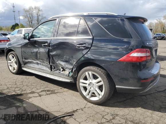 2015 Mercedes-Benz M ML 350 with VIN 4JGDA5HB3FA487968, listed as a Copart auction lot 51332315 with 121,169 mi miles and Salvage Title. Bid and sale history available at carsss.com. Image 2.