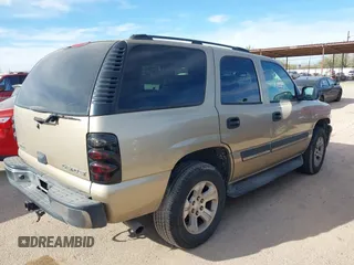 2005 Chevrolet Tahoe LS with VIN 1GNEC13V25R204089, listed as a IAAI auction lot 41075336 with 164,937 mi miles and . Bid and sale history available at DreamBid. Image 4.
