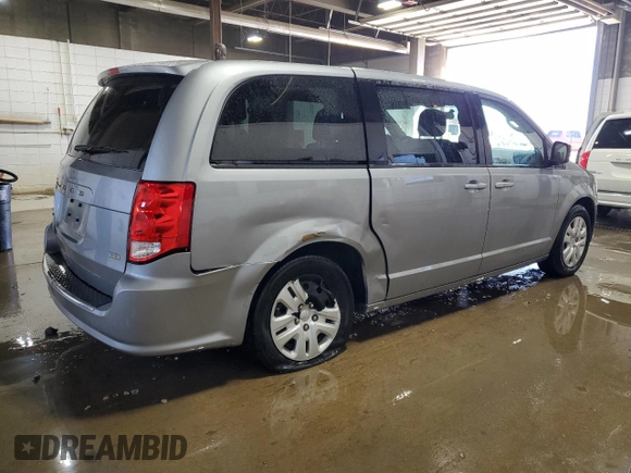 2018 Dodge Grand Caravan SE Plus with VIN 2C4RDGBG0JR254703, listed as a Copart auction lot 52235875 with 96,522 mi miles and Clean Title. Bid and sale history available at DreamBid. Image 3.