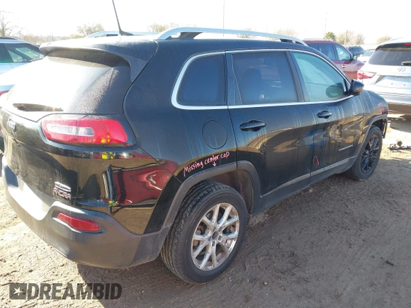 2018 Jeep Cherokee Latitude Plus with VIN 1C4PJLLB1JD513441, listed as a IAAI auction lot 41645225 with 123,986 mi miles and . Bid and sale history available at DreamBid. Image 4.