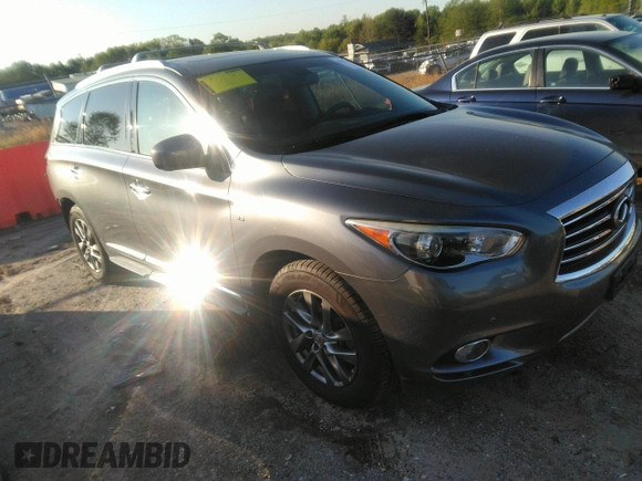 2015 Infiniti QX60 with VIN 5N1AL0MN4FC542609, listed as a IAAI auction lot 41977496 with 113,079 mi miles and . Bid and sale history available at DreamBid. Image 1.