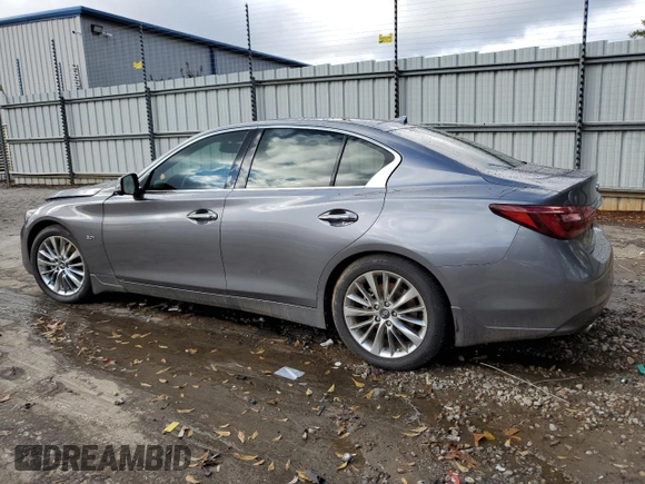 2019 Infiniti Q50 Sport with VIN JN1EV7AP6KM515983, listed as a Copart auction lot 84332744 with 59,812 mi miles and Salvage title. Bid and sale history available at DreamBid. Image 2.