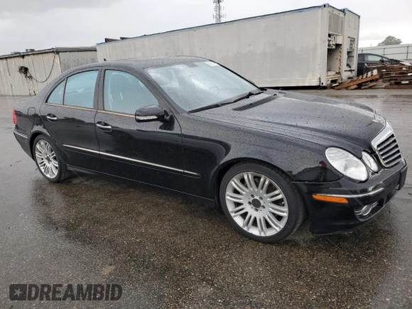 2008 Mercedes-Benz E-Class Luxury 3.5L with VIN WDBUF56X08B343245, listed as a Copart auction lot 51619155 with 194,006 mi miles and Salvage Title. Bid and sale history available at carsss.com. Image 4.