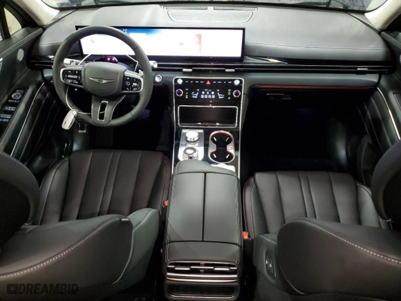 2025 Genesis GV80 Standard with VIN KMUHFESB6SU240949, listed as a Copart auction lot 83647184 with 18 mi miles and Clean Title. Bid and sale history available at carsss.com. Image 8.