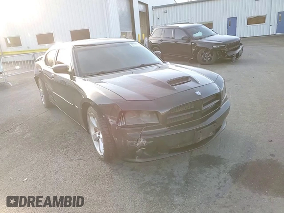 2006 Dodge Charger SRT-8 with VIN 2B3LA73W36H369475, listed as a Copart auction lot 43774705 with 130,495 mi miles and Salvage Title. Bid and sale history available at DreamBid. Image 10.