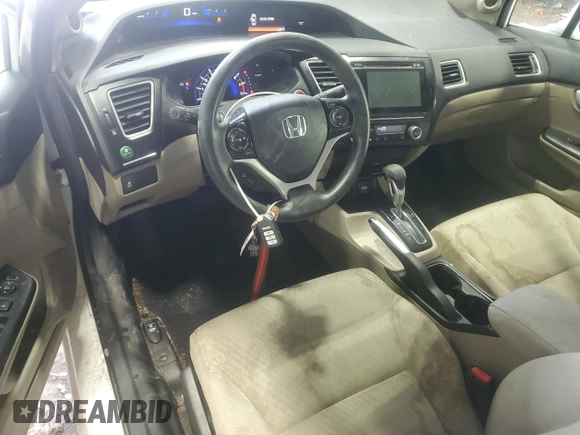 2015 Honda Civic EX with VIN 19XFB2F84FE219279, listed as a Copart auction lot 46020805 with 117,432 mi miles and Salvage Title. Bid and sale history available at carsss.com. Image 8.