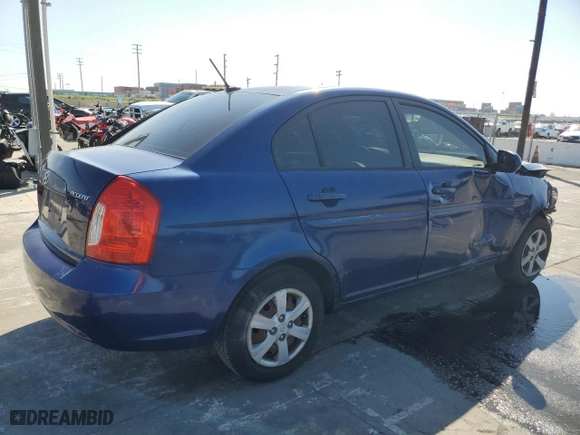 2011 Hyundai Accent GLS with VIN KMHCN4AC8BU620360, listed as a Copart auction lot 48433605 with 128,732 mi miles and Salvage Title. Bid and sale history available at carsss.com. Image 3.