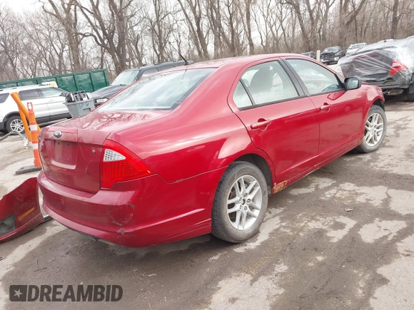 2010 Ford Fusion S with VIN 3FAHP0GA4AR219404, listed as a IAAI auction lot 41766564 with 149,529 mi miles. Bid and sale history available at carsss.com. Image 4.