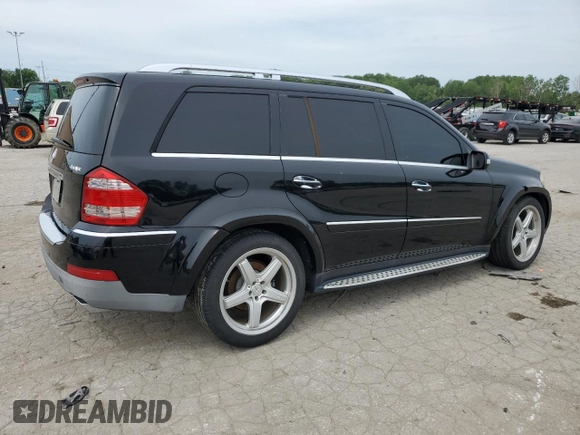 2008 Mercedes-Benz GL-Class 5.5L with VIN 4JGBF86E18A368018, listed as a Copart auction lot 61105824 with 105,721 mi miles and Salvage Title. Bid and sale history available at carsss.com. Image 3.