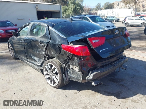 2015 Kia Optima SX with VIN 5XXGR4A72FG366833, listed as a IAAI auction lot 41726219 with 144,664 mi miles and . Bid and sale history available at carsss.com. Image 3.