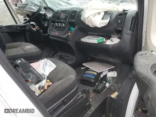 2016 Ram ProMaster Cargo Van with VIN 3C6TRVDG6GE137525, listed as a Copart auction lot 83374894 with 0 mi miles and Clean Title. Bid and sale history available at carsss.com. Image 8.