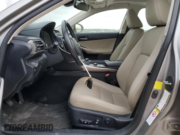 2017 Lexus IS with VIN JTHCM1D29H5020425, listed as a Copart auction lot 51510025 with 49,962 mi miles and Salvage Title. Bid and sale history available at carsss.com. Image 7.