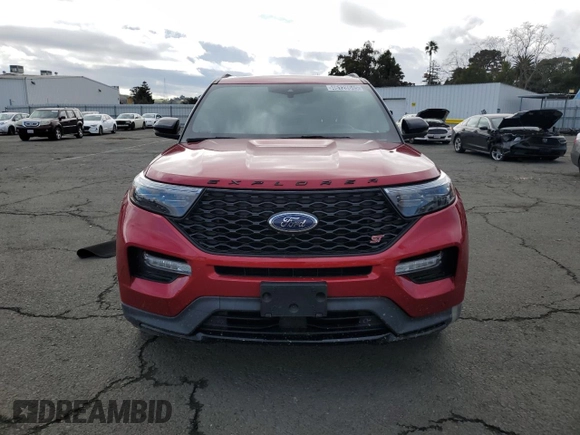2022 Ford Explorer ST with VIN 1FM5K8GC3NGA60508, listed as a Copart auction lot 46128645 with 40,144 mi miles and Clean Title. Bid and sale history available at carsss.com. Image 5.
