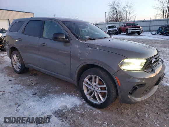 2023 Dodge Durango GT with VIN 1C4RDJDG6PC676101, listed as a Copart auction lot 89005415 with 20,063 mi miles and Non Repairable. Bid and sale history available at DreamBid. Image 4.