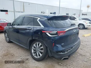 2019 Infiniti QX50 Luxe z VIN 3PCAJ5M32KF118445, wystawiony jako IAAI lot #41508810 z przebiegiem 130 623 mil mil oraz . Historia ofert i sprzedaży dostępna na DreamBid. Obrazek 3.