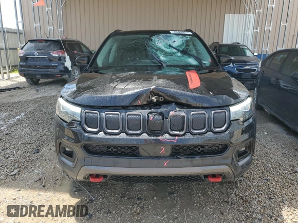 2022 Jeep Compass Trailhawk с VIN 3C4NJDDB7NT224415, выставлен на аукционе Copart как лот 64524585 с пробегом 56 329 миль миль и Чистый • Clean title. История ставок и продаж доступна на DreamBid. Изображение 5.