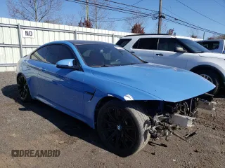 2017 BMW M4 with VIN WBS3R9C54HK709747, listed as a Copart auction lot 51333074 with 77,961 mi miles and Salvage Title. Bid and sale history available at carsss.com. Image 4.
