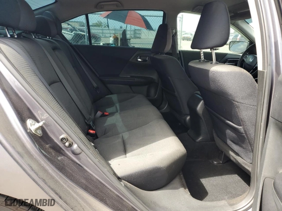 2017 Honda Accord Sedan LX with VIN 1HGCR2F38HA114318, listed as a Copart auction lot 52413145 with 95,867 mi miles and Salvage Title. Bid and sale history available at carsss.com. Image 10.
