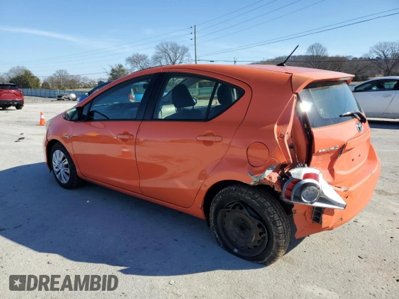 2012 Toyota Prius One with VIN JTDKDTB35C1013198, listed as a Copart auction lot 43583985 with 185,086 mi miles and Clean Title. Bid and sale history available at DreamBid. Image 2.