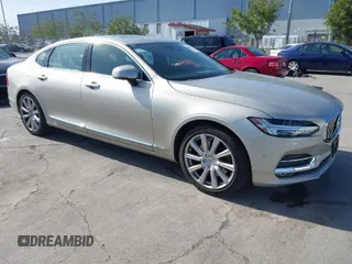 2018 Volvo S90 Inscription with VIN LVY992MLXJP004376, listed as a IAAI auction lot 41850741 with 50,164 mi miles. Bid and sale history available at carsss.com. Image 1.