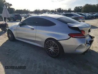 2017 Mercedes-Benz C 63 S AMG with VIN WDDWJ8HB4HF471689, listed as a Copart auction lot 87225834 with 77,678 mi miles and Salvage Title. Bid and sale history available at carsss.com. Image 2.