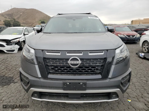 2024 Nissan Pathfinder Rock Creek with VIN 5N1DR3BD9RC240793, listed as a Copart auction lot 86364364 with 7,880 mi miles and Salvage Title. Bid and sale history available at carsss.com. Image 5.
