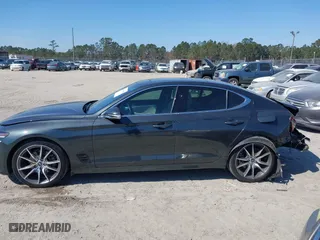 2022 Genesis G70 2.0T with VIN KMTG34TA0NU089099, listed as a IAAI auction lot 41708106 with 35,550 mi miles. Bid and sale history available at carsss.com. Image 13.