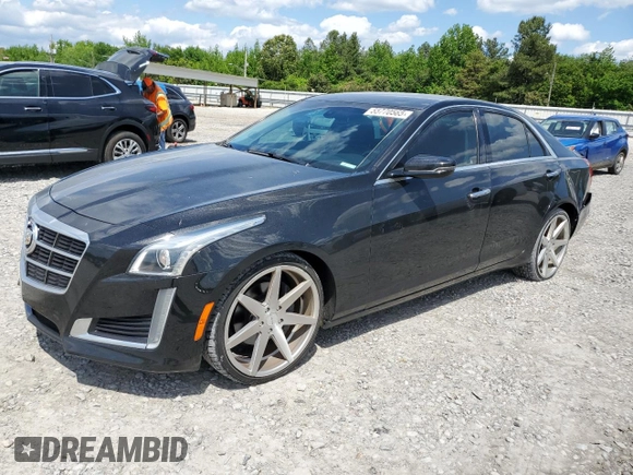 2014 Cadillac CTS RWD with VIN 1G6AP5SX1E0152984, listed as a Copart auction lot 55770565 with 95,040 mi miles and Clean Title. Bid and sale history available at DreamBid. Image 1.