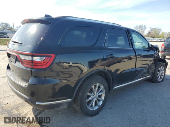 2018 Dodge Durango SXT with VIN 1C4RDJAGXJC176938, listed as a Copart auction lot 50998715 with 109,915 mi miles and Salvage Title. Bid and sale history available at DreamBid. Image 3.