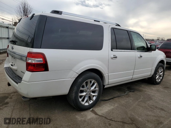 2016 Ford Expedition Max Limited with VIN 1FMJK2AT2GEF03069, listed as a Copart auction lot 46732195 with 188,596 mi miles and Clean title. Bid and sale history available at DreamBid. Image 3.