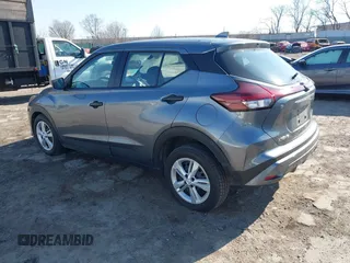 2023 Nissan Kicks S with VIN 3N1CP5BV3PL533670, listed as a IAAI auction lot 41652382 with 61,277 mi miles. Bid and sale history available at carsss.com. Image 3.