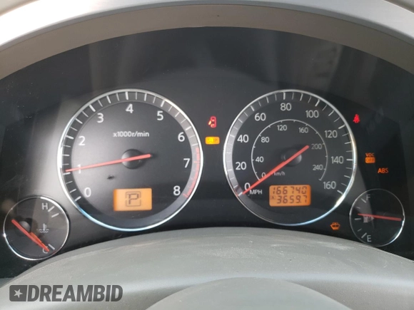 2005 Infiniti FX35 with VIN JNRAS08W15X220348, listed as a Copart auction lot 69458784 with 166,740 mi miles and Salvage Title. Bid and sale history available at carsss.com. Image 9.