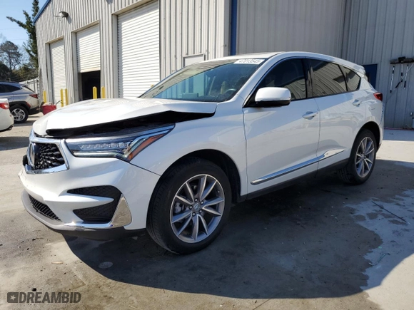 2021 Acura RDX w/Technology Package with VIN 5J8TC1H51ML016420, listed as a Copart auction lot 47013545 with 26,164 mi miles and Salvage Title. Bid and sale history available at carsss.com. Image 1.