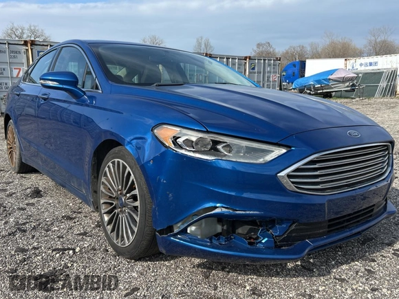 2017 Ford Fusion SE with VIN 3FA6P0H90HR104546, listed as a Copart auction lot 55855145 with 117,398 mi miles and Clean Title. Bid and sale history available at carsss.com. Image 1.