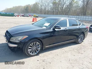 2015 Hyundai Genesis 3.8L with VIN KMHGN4JE7FU089628, listed as a IAAI auction lot 41909334 with 212,262 mi miles. Bid and sale history available at carsss.com. Image 2.