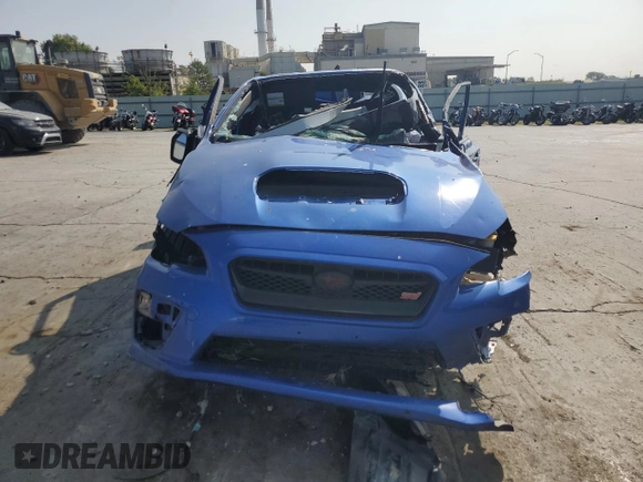 2015 Subaru WRX STI with VIN JF1VA2L66F9804795, listed as a Copart auction lot 71095344 with 141,122 mi miles and Salvage title. Bid and sale history available at DreamBid. Image 5.