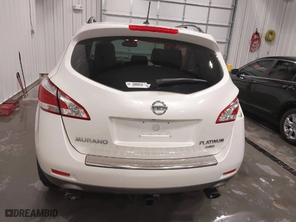 2012 Nissan Murano S with VIN JN8AZ1MW9CW229751, listed as a IAAI auction lot 41491188 with 123,209 mi miles. Bid and sale history available at carsss.com. Image 17.