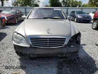 2003 Mercedes-Benz S 430 z VIN WDBNG70J93A351831, wystawiony jako Copart lot #52706965 z przebiegiem Nie podano mil oraz Nie do naprawy • Non repairable. Historia ofert i sprzedaży dostępna na DreamBid. Obrazek 5.