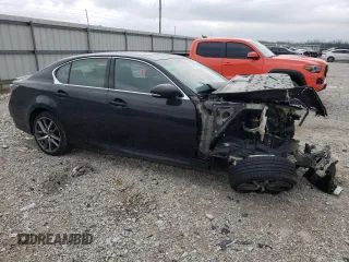 2016 Lexus GS 350 with VIN JTHCZ1BL7GA001603, listed as a Copart auction lot 42006154 with 0 mi miles and Salvage Title. Bid and sale history available at carsss.com. Image 4.