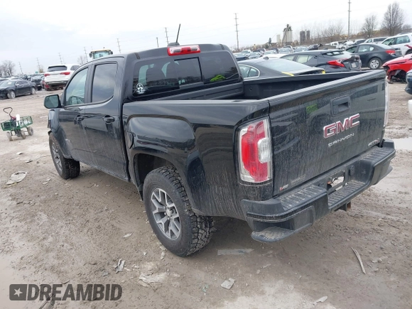 2021 GMC Canyon 4WD AT4 w/Leather with VIN 1GTG6FEN4M1103068, listed as a IAAI auction lot 41673275 with 62,254 mi miles. Bid and sale history available at carsss.com. Image 3.