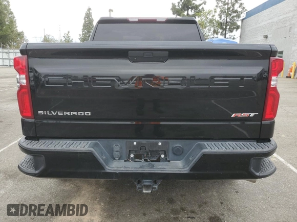 2021 Chevrolet Silverado 1500 RST with VIN 3GCPWDED1MG367670, listed as a Copart auction lot 53857805 with 50,432 mi miles and Salvage Title. Bid and sale history available at carsss.com. Image 6.