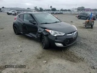 2012 Hyundai Veloster w/Black Int with VIN KMHTC6AD6CU054131, listed as a Copart auction lot 59344465 with 82,391 mi miles and Salvage title. Bid and sale history available at DreamBid. Image 13.
