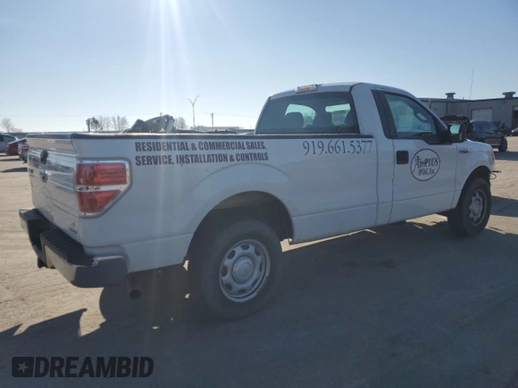 2013 Ford F-150 XL with VIN 1FTNF1CF7DKE24893, listed as a Copart auction lot 44998155 with 175,224 mi miles and Salvage Title. Bid and sale history available at carsss.com. Image 3.