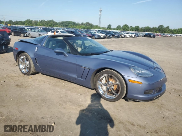 2011 Chevrolet Corvette Z16 Grand Sport 3LT with VIN 1G1YW2DW2B5106525, listed as a Copart auction lot 63460725 with 75,931 mi miles and Salvage title. Bid and sale history available at DreamBid. Image 4.